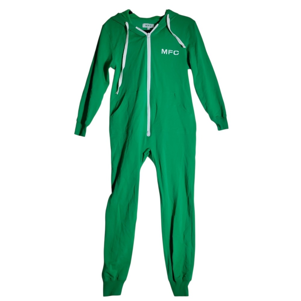 NFC Green‎ Hooded One Piece Pajamas S Manchester United Football Soccer Club UK